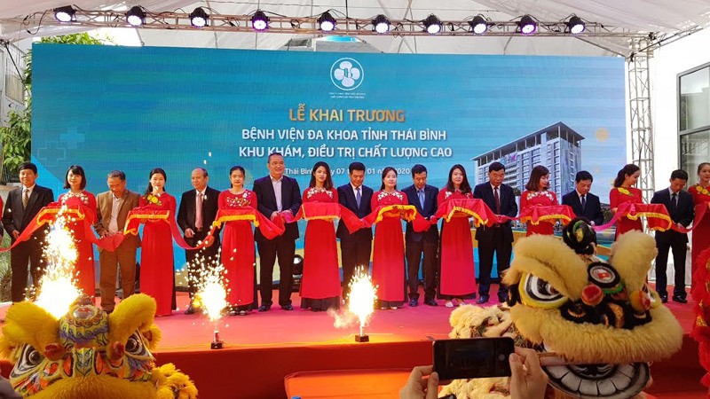 Đài PTTH Hà Nội đưa tin về Lễ khai trương Bệnh viện Thái Bình-Đa khoa chất lượng cao