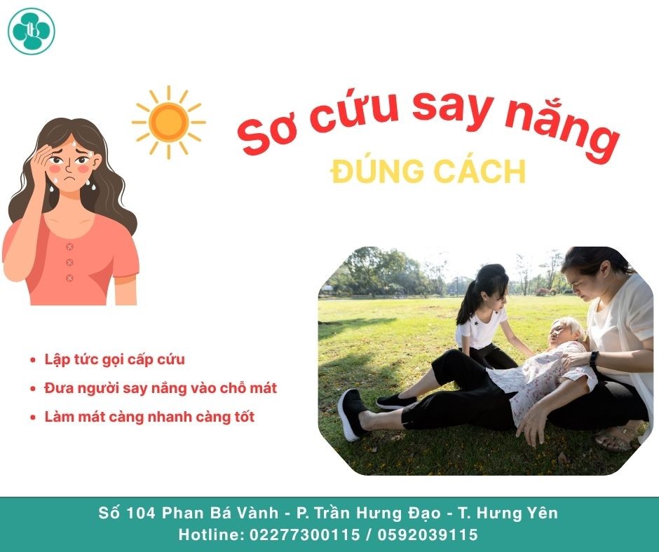 SỐC NHIỆT – SAY NẮNG: 3 BƯỚC SƠ CỨU CỰC DỄ NHỚ AI CŨNG NÊN BIẾT!