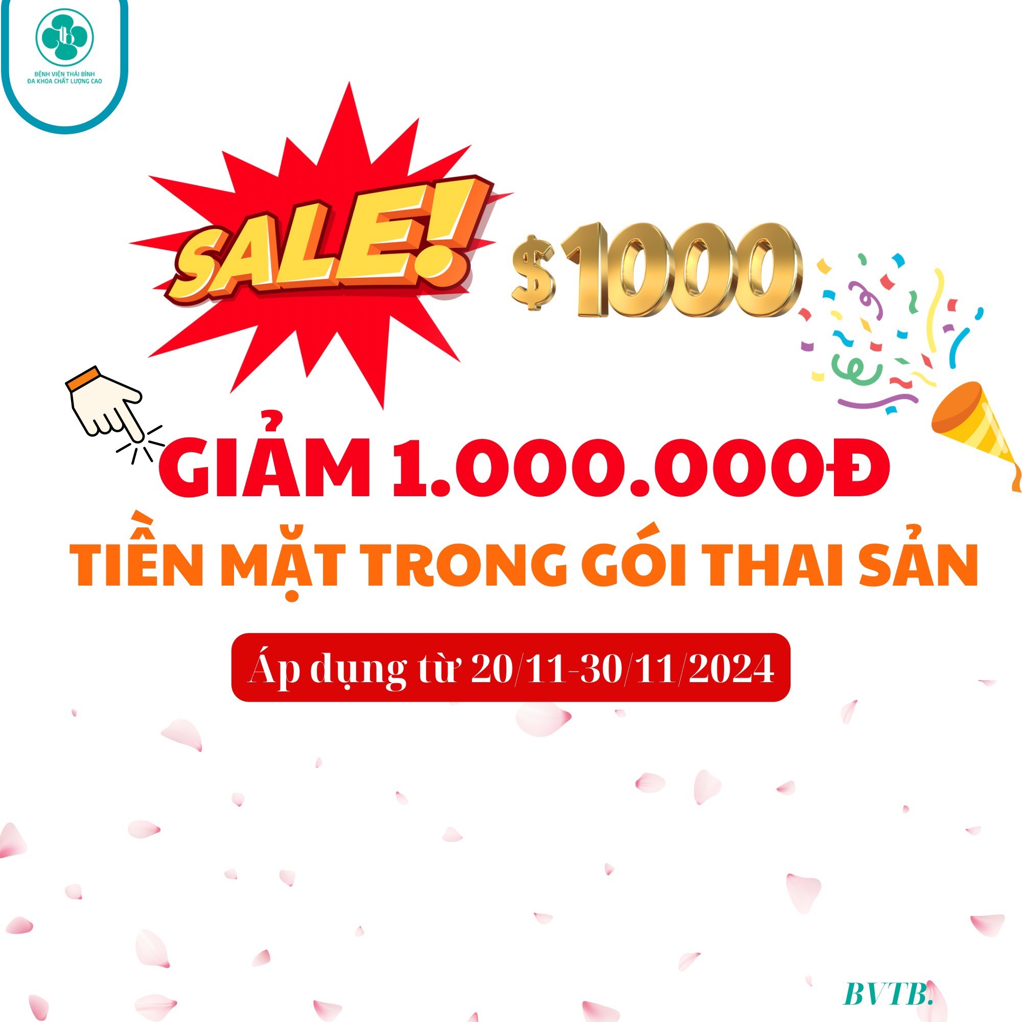 ƯU ĐÃI THAI SẢN CUỐI NĂM