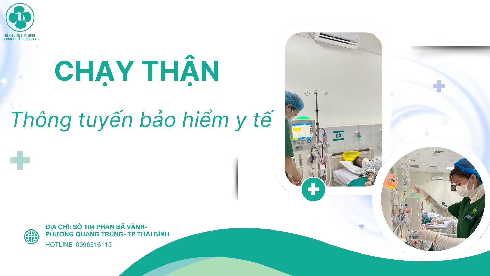 CHẠY THẬN THÔNG TUYẾN BẢO HIỂM Y TẾ- ĐỂ CHI PHÍ KHÔNG CÒN LÀ NỖI LO