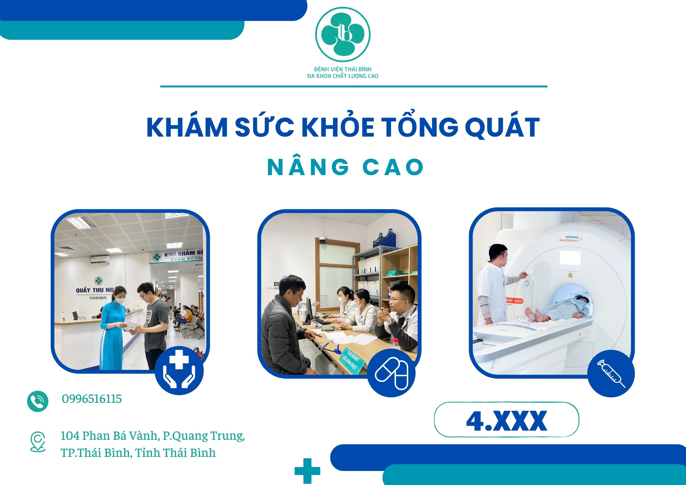 KHÁM SỨC KHỎE TỔNG QUÁT- HÀNH TRÌNH CHĂM SÓC SỨC KHỎE TOÀN DIỆN!