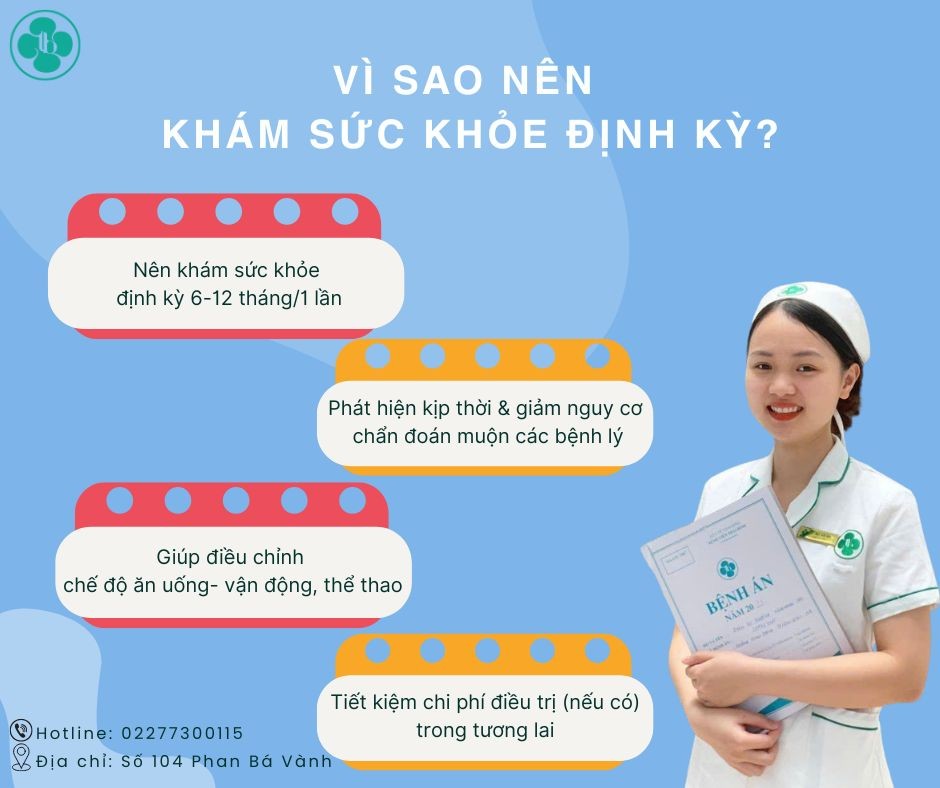 KHÁM SỨC KHỎE ĐỊNH KỲ – ĐỪNG CHỜ CÓ BỆNH MỚI ĐI KHÁM!