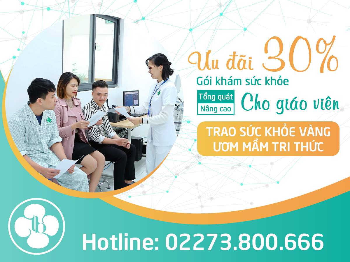 Chương trình ưu đãi khám sức khỏe dành cho giáo viên