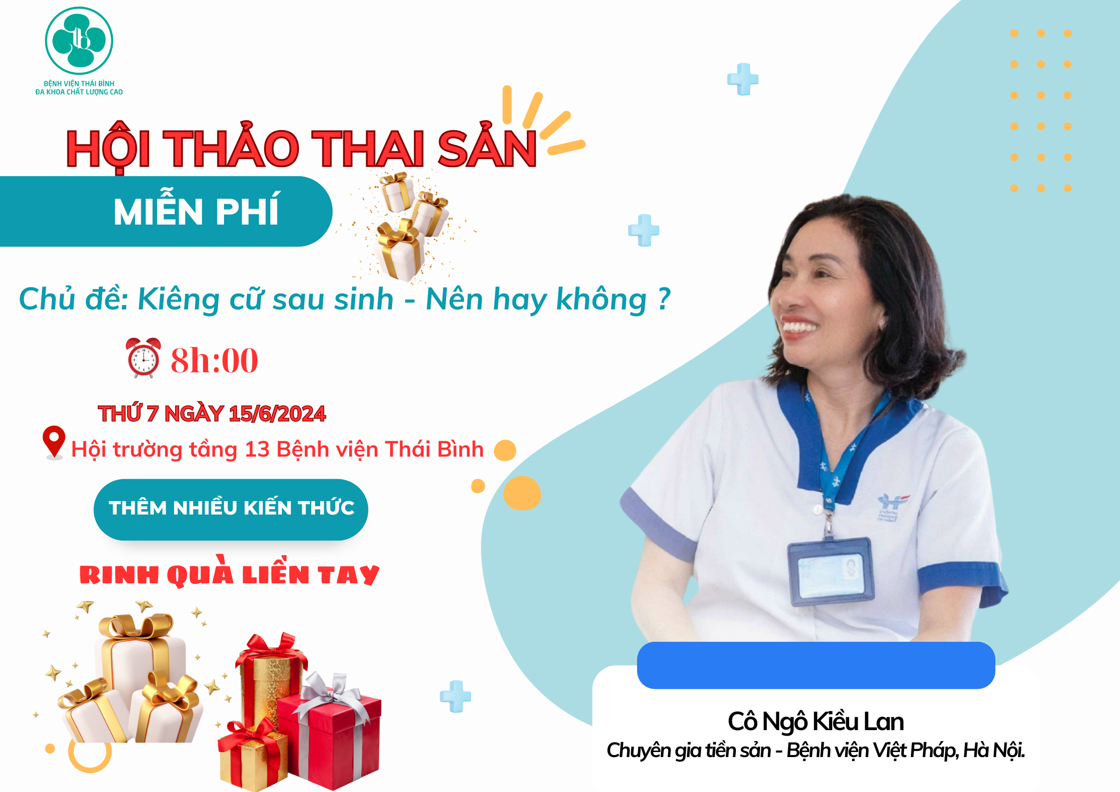 HỘI THẢO THAI SẢN THÁNG 6