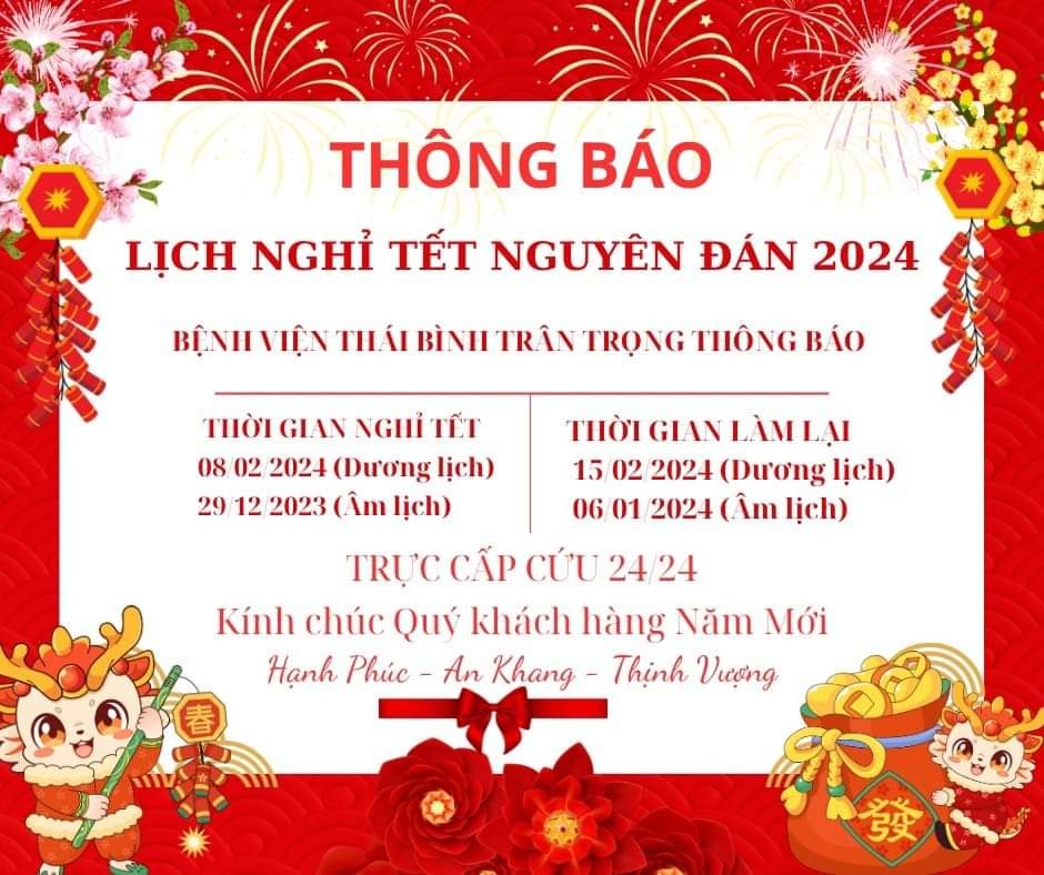 LỊCH NGHỈ TẾT