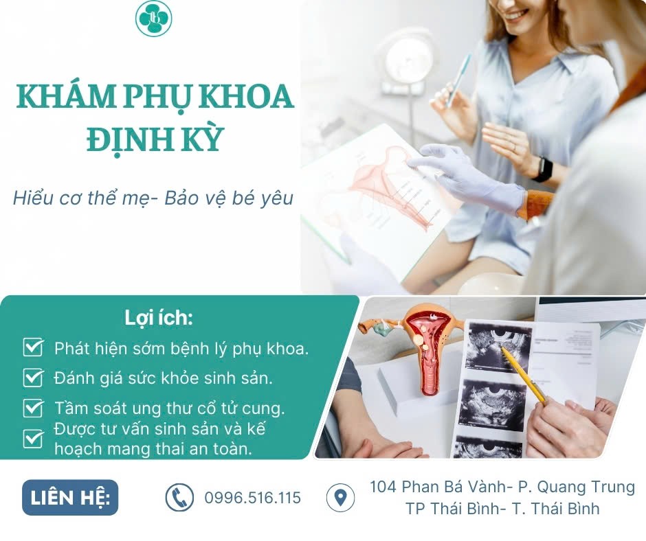 KHÁM PHỤ KHOA TRƯỚC SINH- BƯỚC KHỞI ĐẦU CHO HÀNH TRÌNH LÀM MẸ AN TOÀN